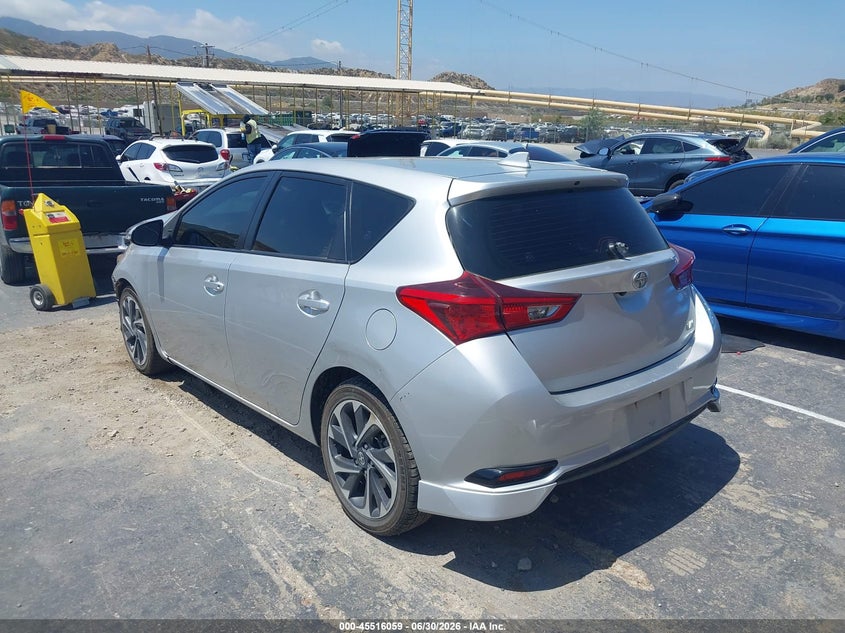 Vin: jtnkarje6gj506680, lot: 46014275, scion im 20163