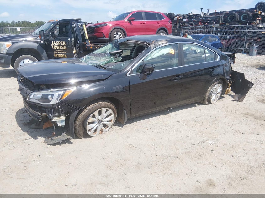 Vin: 4s3bnbc65f3019737, lot: 46014330, subaru legacy 2.5i premium 20152