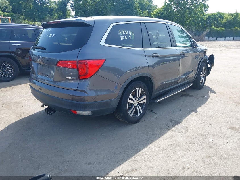 Vin: 5fnyf6h58jb038941, lot: 46014333, honda pilot ex-l 20184