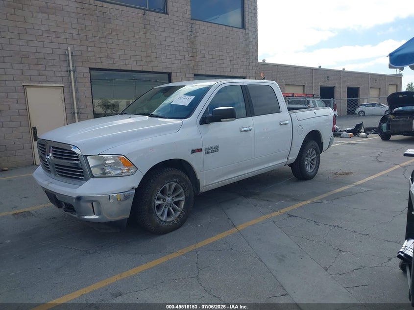 Vin: 1c6rr7lmxgs238867, lot: 46014369, ram 1500 big horn 20162