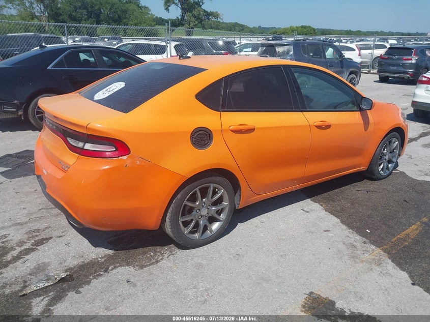 Vin: 1c3cdfbbxed786767, lot: 46014461, dodge dart sxt 20144