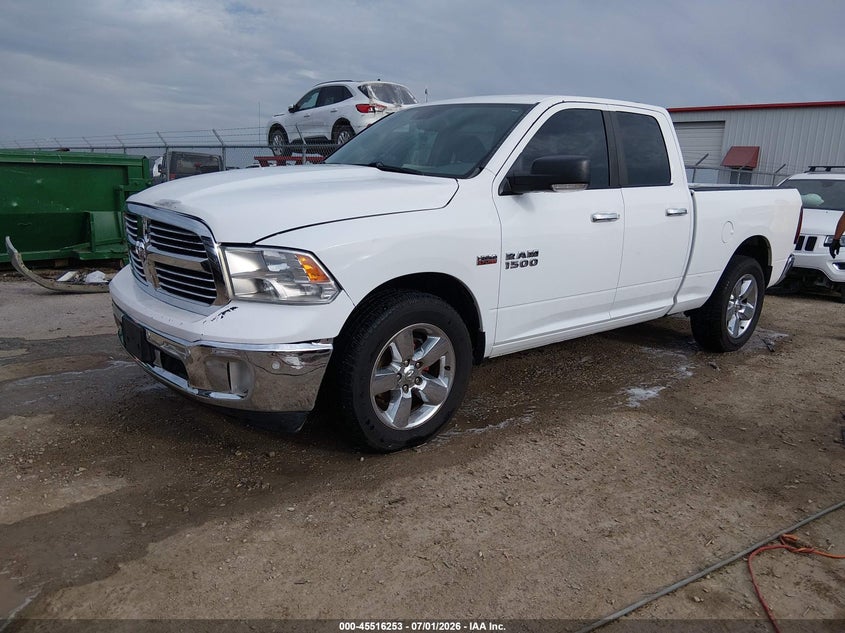 Vin: 1c6rr6gt0fs750633, lot: 46014469, ram 1500 big horn 20152