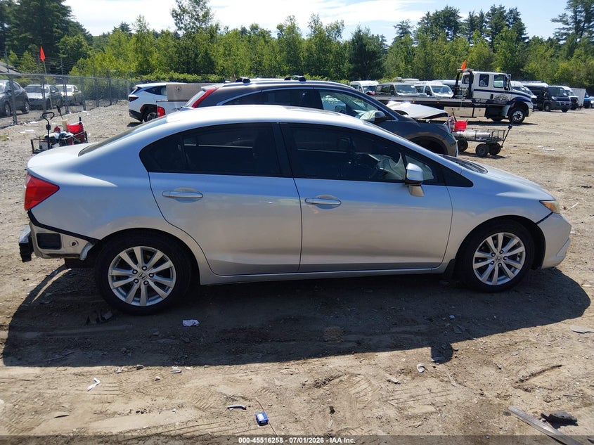 2012 HONDA CIVIC SEDAN 1.8L I-4 VVT, 140HP