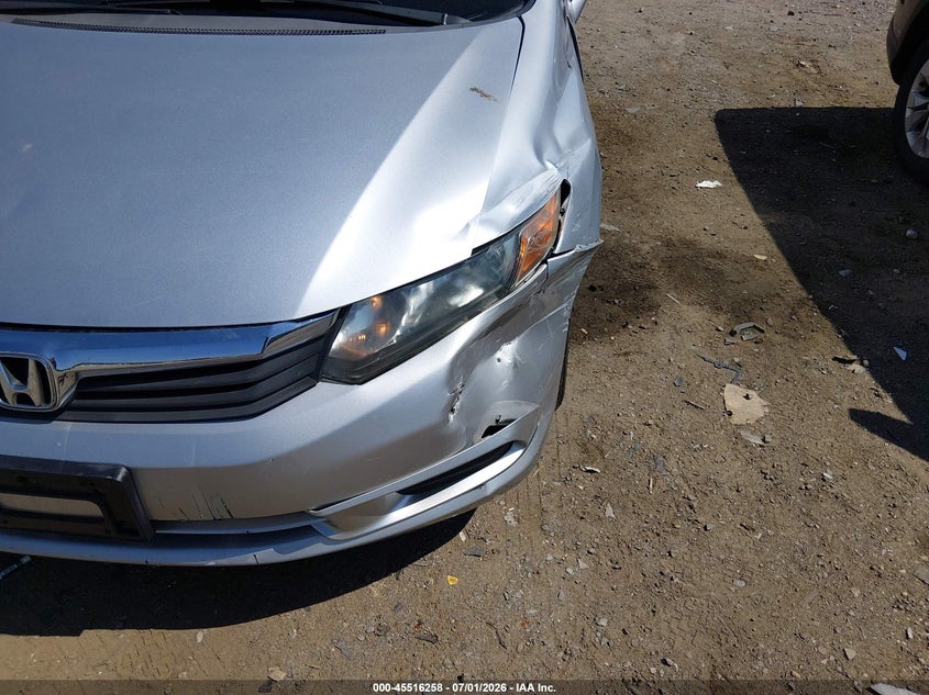 2012 HONDA CIVIC auction photo 6