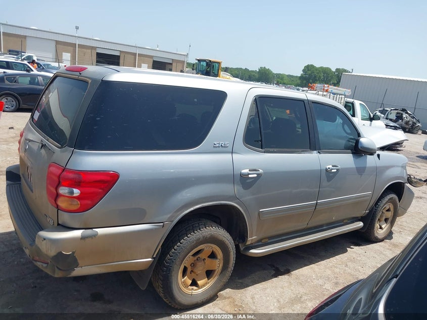 2002 Toyota Sequoia Sr5 V8 VIN: 5TDZT34A22S122135 Lot: 45516264