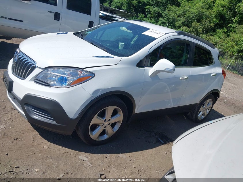 Vin: kl4cjasb8gb645745, lot: 46014574, buick encore 20162