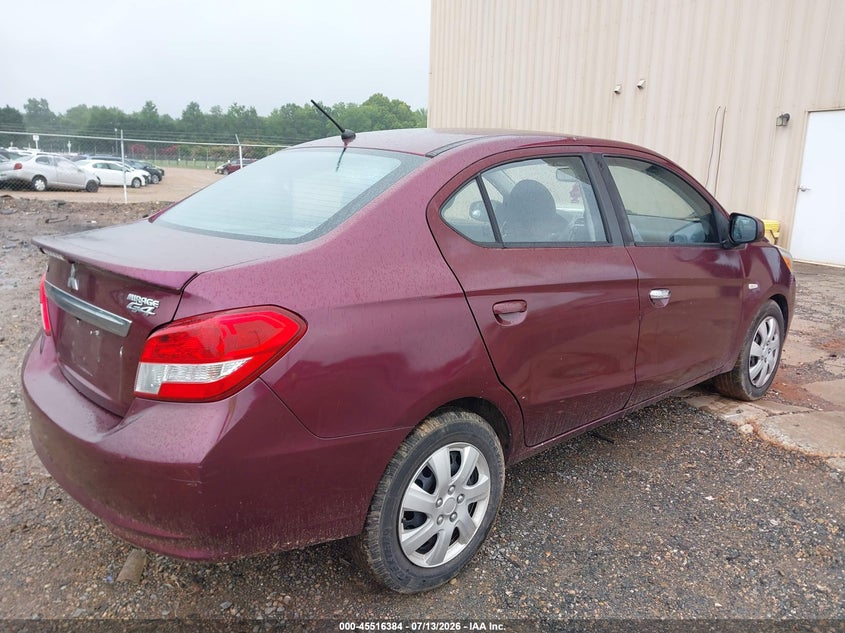 2017 MITSUBISHI MIRAGE G4 auction photo 4
