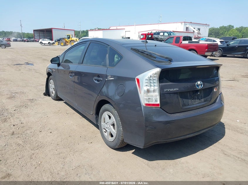 2011 TOYOTA PRIUS auction photo 3