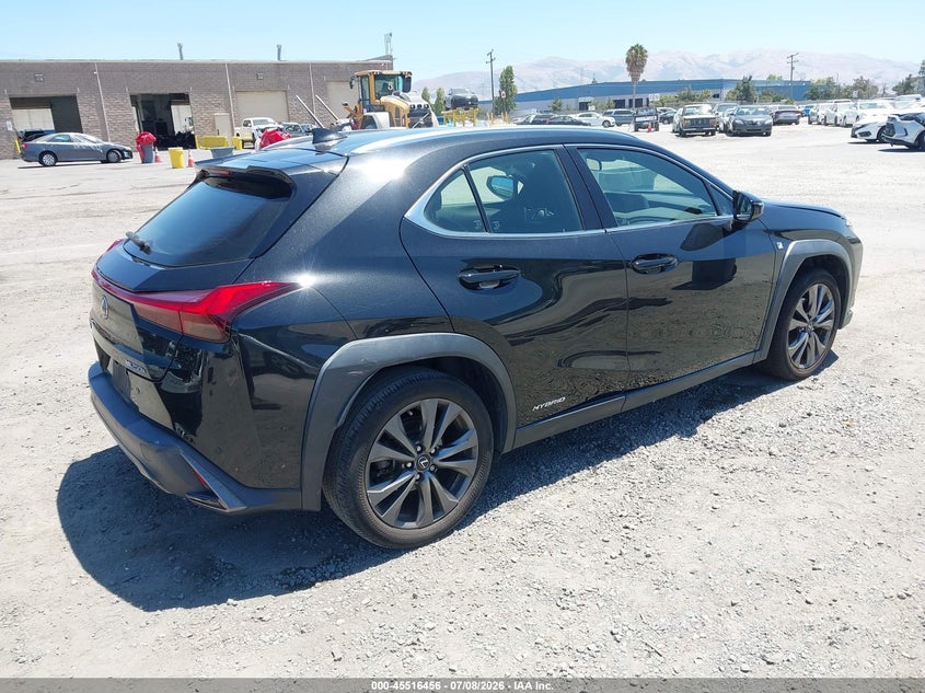 Vin: jthe9jbh0m2049728, lot: 46014672, lexus ux 250h f sport 20214