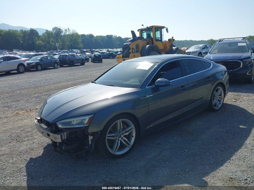 Vin: waufncf58ja002734, lot: 46014674, audi a5 2.0t premium 20182