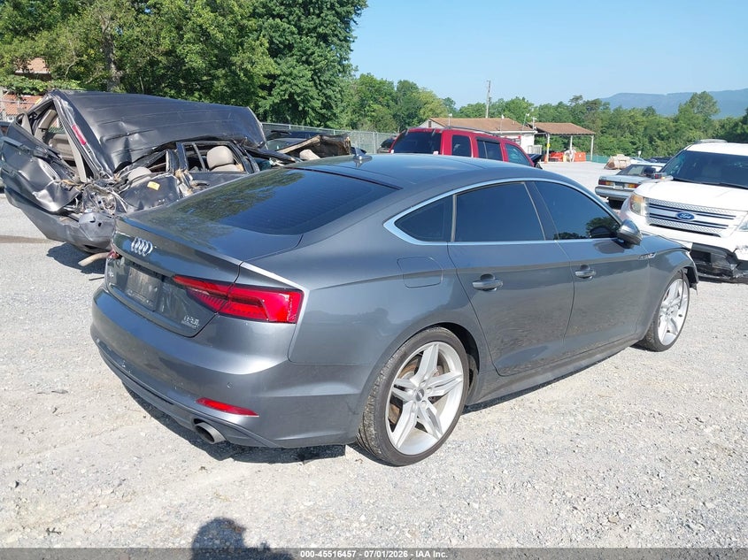 Vin: waufncf58ja002734, lot: 46014674, audi a5 2.0t premium 20184