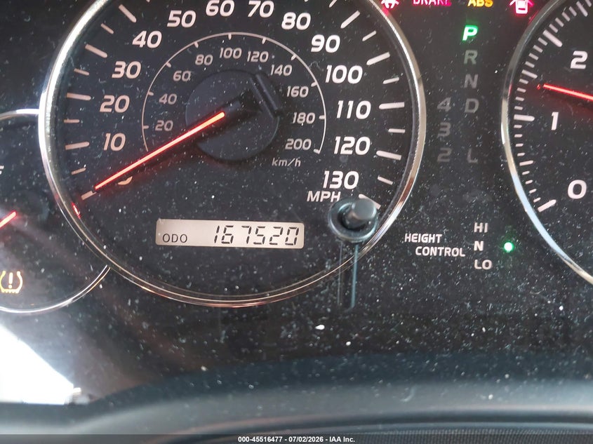 2004 LEXUS GX SPORT UTILITY VEHICLE 4.7L V-8 DOHC, 235HP