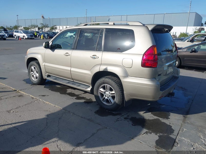 2004 LEXUS GX SPORT UTILITY VEHICLE 4.7L V-8 DOHC, 235HP