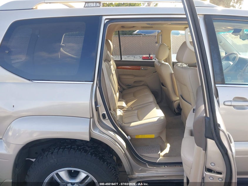 2004 LEXUS GX SPORT UTILITY VEHICLE 4.7L V-8 DOHC, 235HP