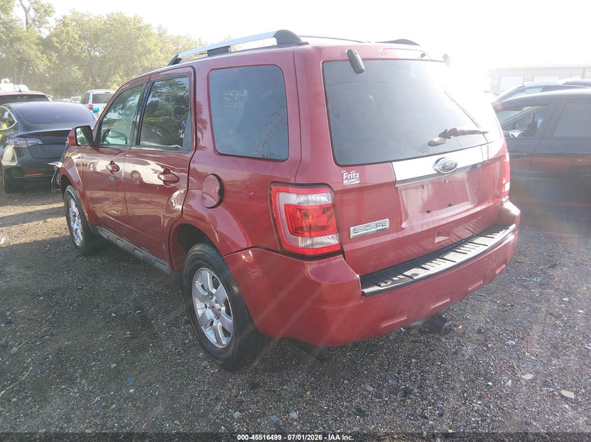 Vin: 1fmcu0e75bkb71840, lot: 46014714, ford escape limited 20113