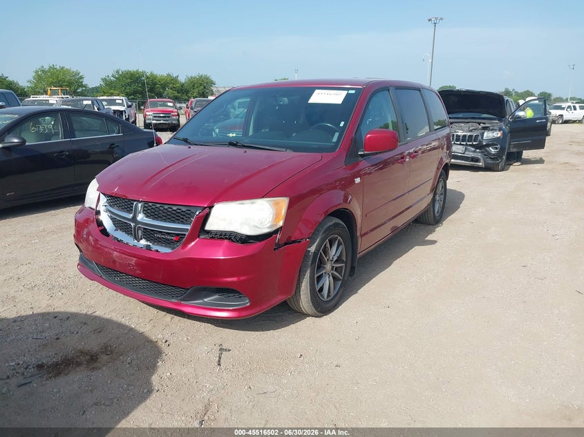 Vin: 2c4rdgbg5er267923, lot: 46014718, dodge grand caravan se 30th anniversary 20142