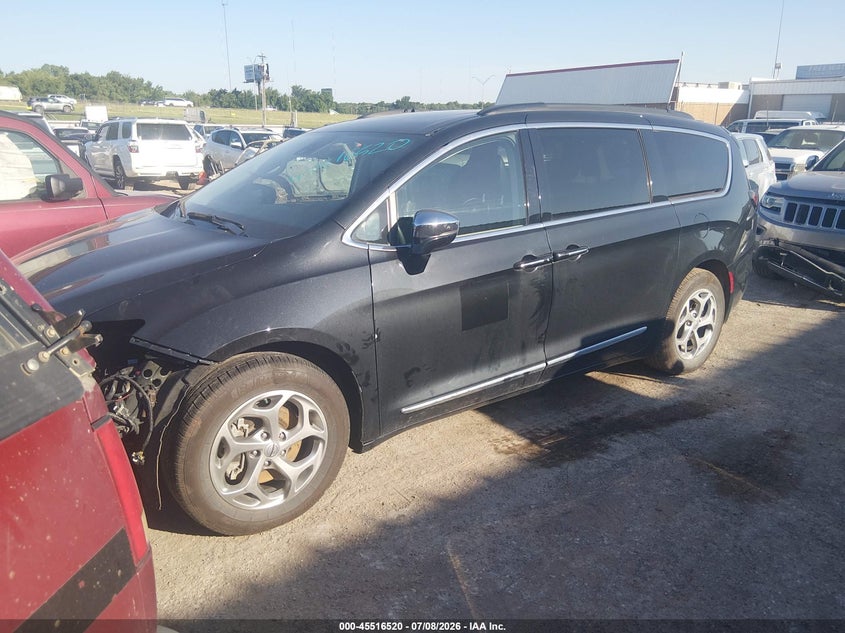 Vin: 2c4rc1ggxpr557621, lot: 46014736, chrysler pacifica limited 20232