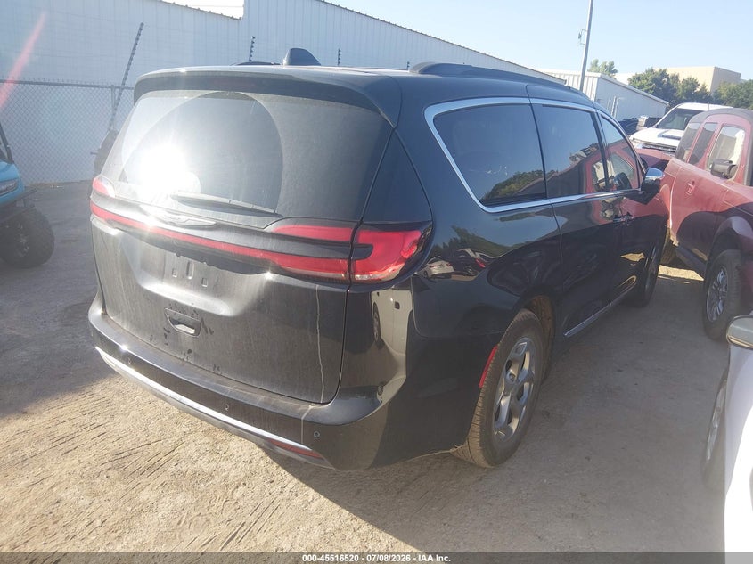 Vin: 2c4rc1ggxpr557621, lot: 46014736, chrysler pacifica limited 20234