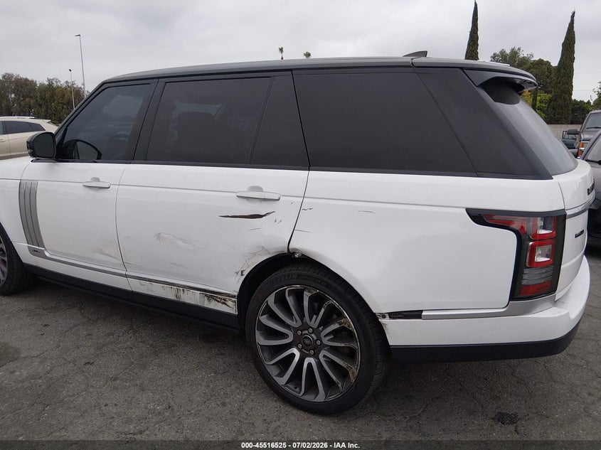 2017 Land Rover Range Rover 5.0L V8 Supercharged Autobiography VIN: SALGV5FEXHA353084 Lot: 45516525