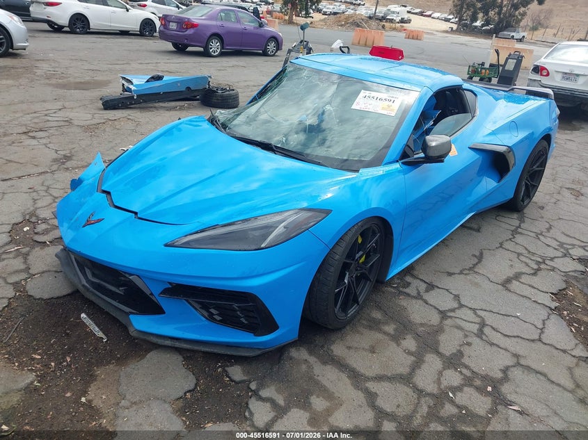 Vin: 1g1yc2d47n5102353, lot: 46014807, chevrolet corvette stingray rwd  3lt 20222
