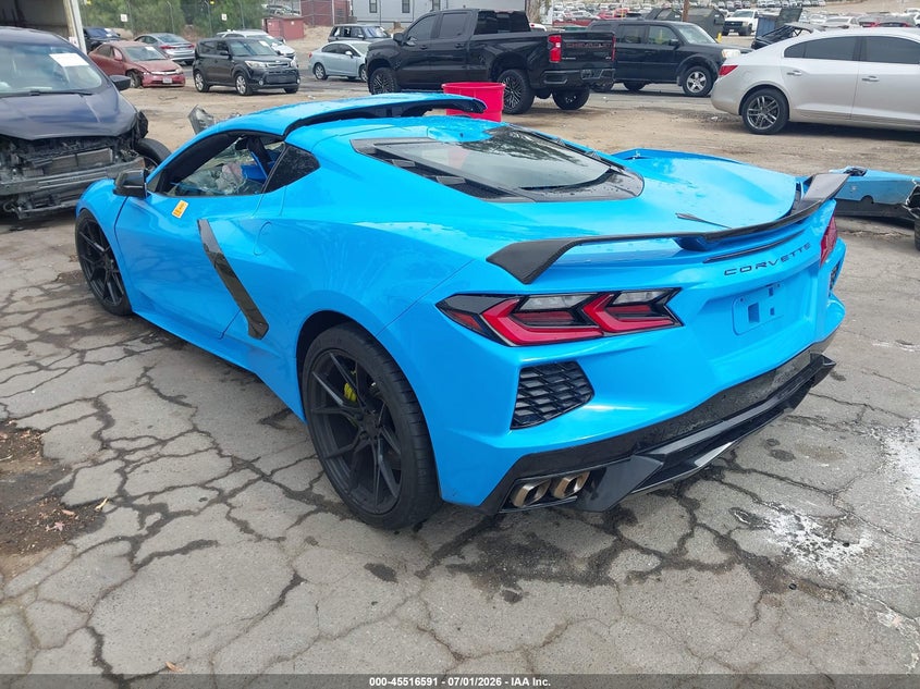 Vin: 1g1yc2d47n5102353, lot: 46014807, chevrolet corvette stingray rwd  3lt 20223