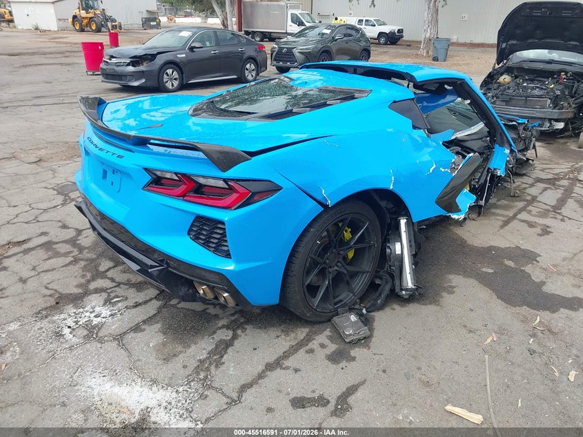 Vin: 1g1yc2d47n5102353, lot: 46014807, chevrolet corvette stingray rwd  3lt 20224