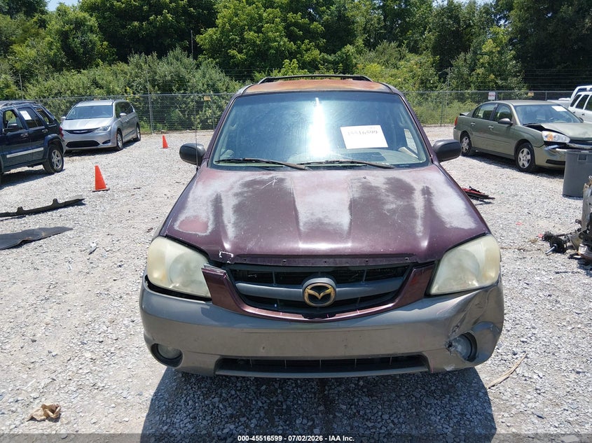 2002 Mazda Tribute Es V6/Lx V6 VIN: 4F2YU091X2KM24201 Lot: 45516599