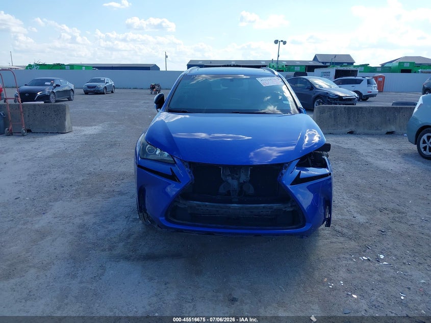 2015 Lexus Nx 200T F Sport VIN: JTJYARBZ8F2007790 Lot: 45516675