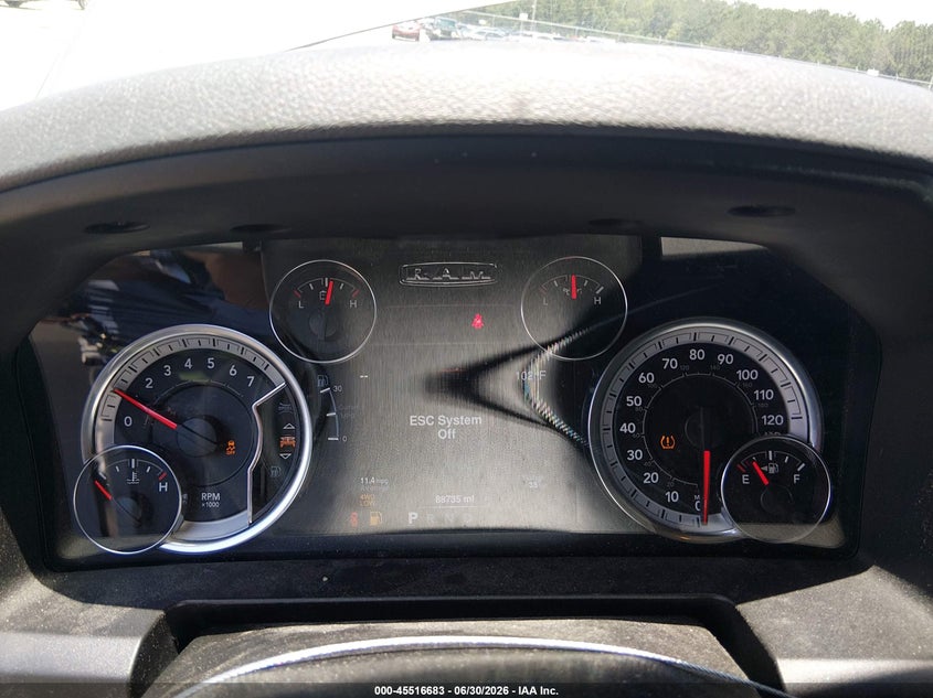 RAM 1500 CLASSIC 2019 VIN 1C6RR7TT9KS662797