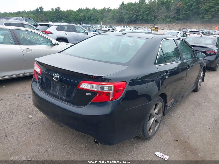 2012 TOYOTA CAMRY SEDAN 3.5L V-6 DOHC, VVT, 268HP