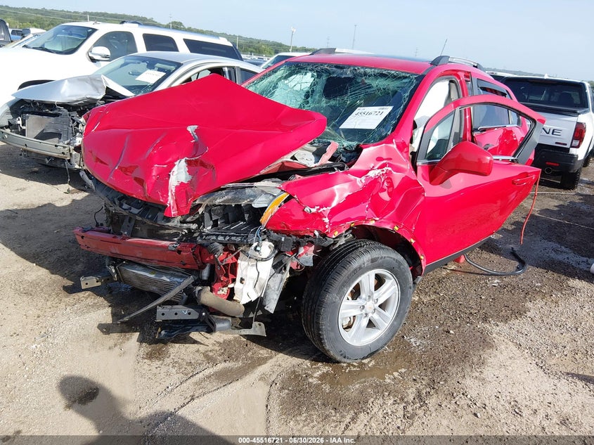 2015 Chevrolet Trax, Удар спереди, IAAI, VIN KL7CJLSB9FB101106 — фото 2