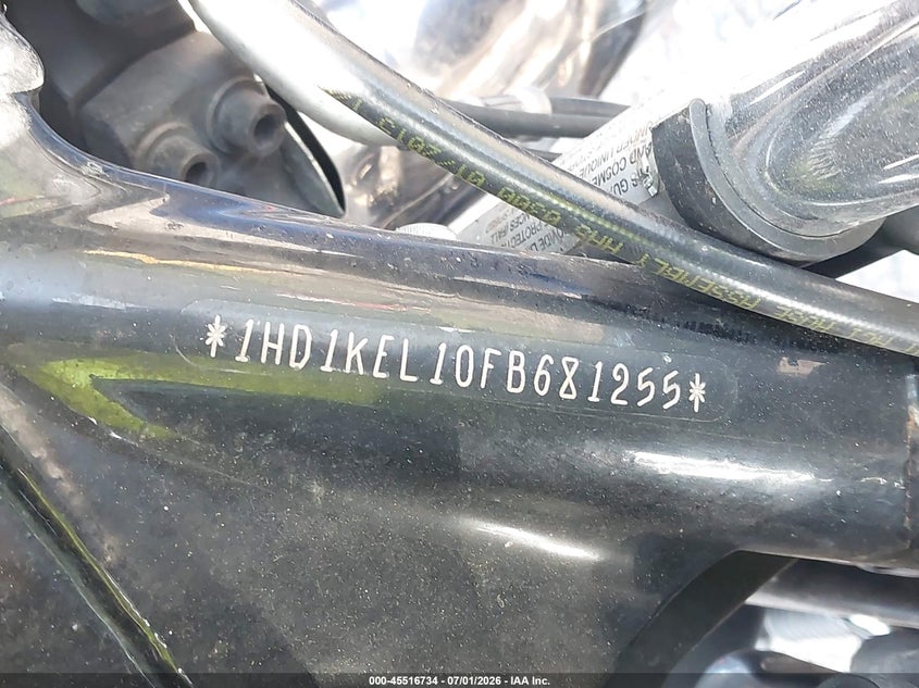 2015 Harley-Davidson Flhtk Ultra Limited VIN: 1HD1KEL10FB681255 Lot: 45516734