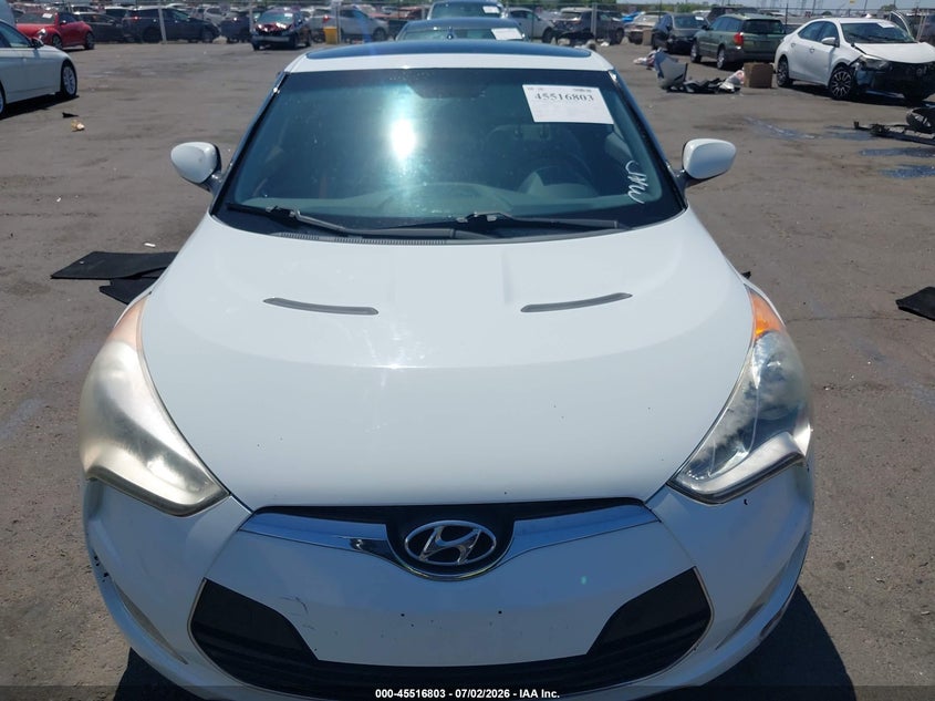 2012 Hyundai Veloster Base W/Gray VIN: KMHTC6AD5CU047137 Lot: 45516803