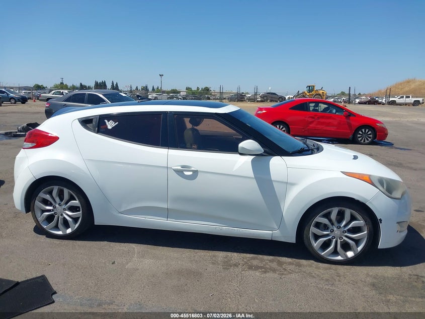 2012 Hyundai Veloster Base W/Gray VIN: KMHTC6AD5CU047137 Lot: 45516803