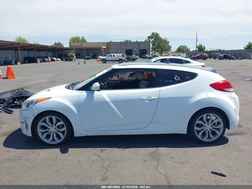 2012 Hyundai Veloster Base W/Gray VIN: KMHTC6AD5CU047137 Lot: 45516803