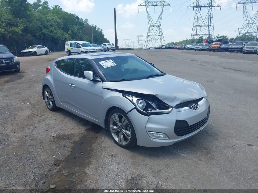 2016 Hyundai Veloster VIN: KMHTC6ADXGU296782 Lot: 45516885