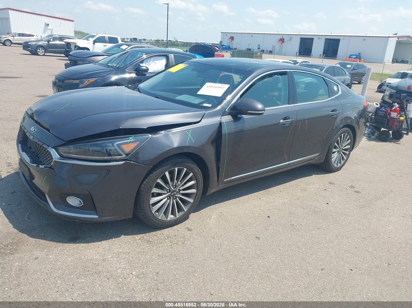Vin: knalc4j19h5055934, lot: 46015168, kia cadenza premium 20172