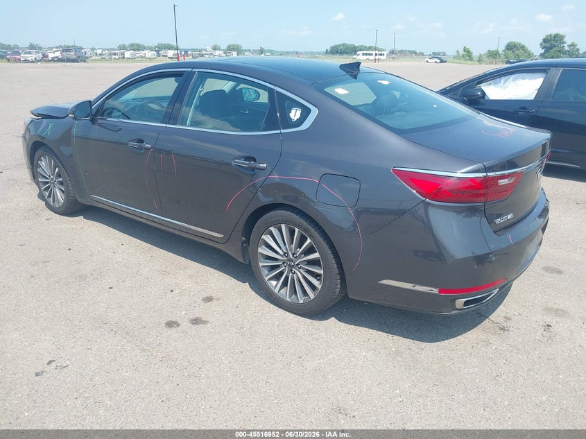 Vin: knalc4j19h5055934, lot: 46015168, kia cadenza premium 20173