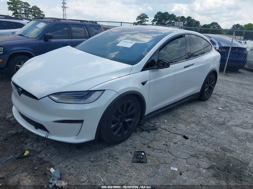 2022 TESLA MODEL X auction photo 2