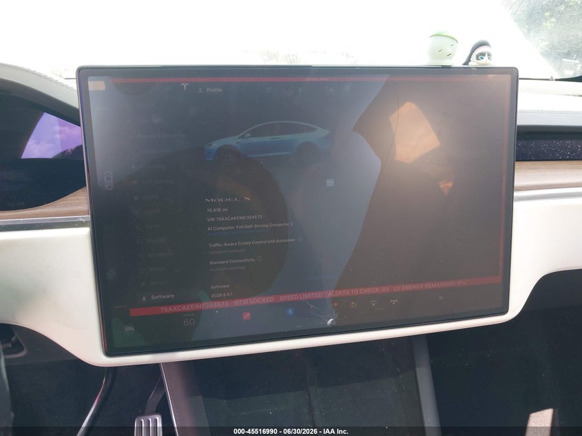2022 TESLA MODEL X auction photo 7