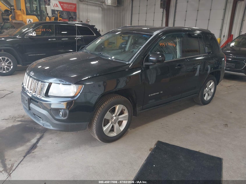Vin: 1c4njdeb0ed528822, lot: 46015222, jeep compass latitude 20142
