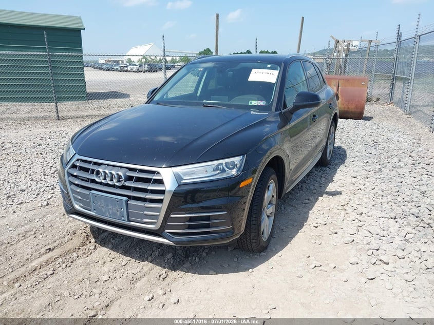 Vin: wa1anafy9j2006369, lot: 46015232, audi q5 2.0t premium/2.0t tech premium 20182