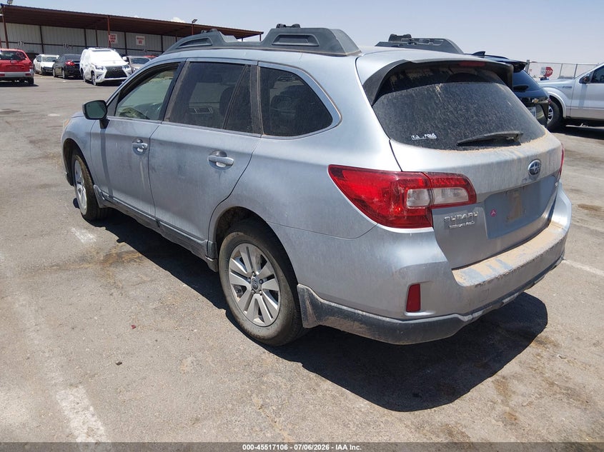 Vin: 4s4bsbdcxf3244860, lot: 46015322, subaru outback 2.5i premium 20153