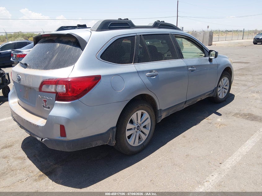 Vin: 4s4bsbdcxf3244860, lot: 46015322, subaru outback 2.5i premium 20154