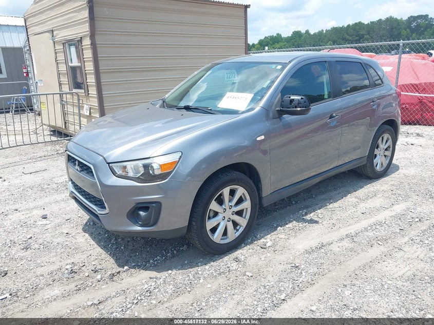 2015 Mitsubishi Outlander, Repossession, IAAI, VIN 4A4AP3AU1FE047612 — photo 2