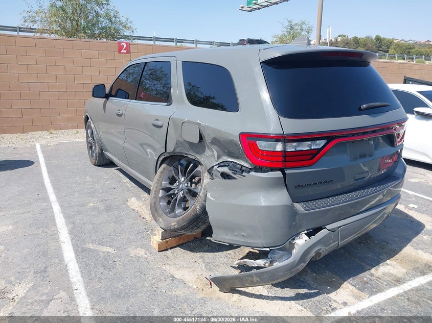 Vin: 1c4rdhdg6mc750203, lot: 46015350, dodge durango gt rwd 20213
