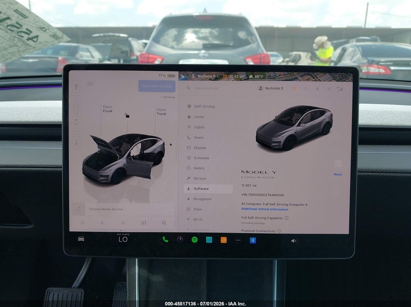 2026 TESLA MODEL Y auction photo 7