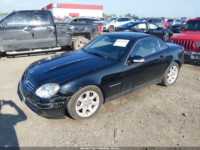 2002 Mercedes-Benz Slk 230 Kompressor VIN: WDBKK49F82F237982 Lot: 45517138