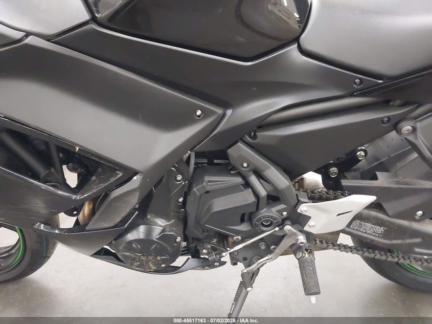 2025 Kawasaki Ex650 R VIN: ML5EXER19SDAG5086 Lot: 45517163