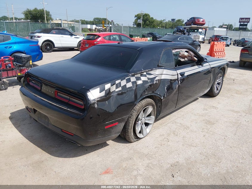 Vin: 2c3cdzag7gh184185, lot: 46015458, dodge challenger sxt 20164